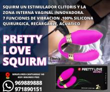 VIBRADOR DOBLE ESTIMULACION -PRETTY LOVE-SQUIRM-RECARGABLE-SEXSHOP LIMA 971890151 